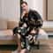 Oversized Men Pajamas Spring And Autumn Silk Bathrobes Long Sleeved Ice Silk Pajama Summer Home Clo 3
