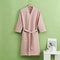 Quick Drying Bathrobe For Women And Men Cotton Waffle Hotel Bath Robe Thin AllSeason Design For Bea 4