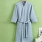 Quick Drying Bathrobe For Women And Men Cotton Waffle Hotel Bath Robe Thin AllSeason Design For Bea 5