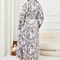 Plush Womens Imitation Rabbit Fur Bathrobe Warm Fleece Long Robes Ladies Sleepwear Nightgown Soft F 1