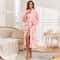 Plush Womens Imitation Rabbit Fur Bathrobe Warm Fleece Long Robes Ladies Sleepwear Nightgown Soft F 5