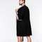 Black Cotton Waffle Men Bathrobe Gown Sleepwear Loose Casual Nightwear Sauna Spring Summer Home Wea 4