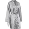 Womens Sexy Dressing Gown Flare Sleeve Black Bathrobe Loose Robes VNeck Womens Nightwear With Sashe 2