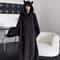 Cozy OnePiece Sleepwear Solid Color Loose Homewear Thickened Padded Pajamas Oversized Hooded Couple 5