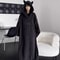 Cozy OnePiece Sleepwear Solid Color Loose Homewear Thickened Padded Pajamas Oversized Hooded Couple 5