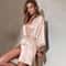 Summer Champagne Chinese Bride Satin Wedding Robe Sexy Nightdress Women Nightgown Bathrobe Gown Neg 4