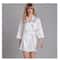 Summer Champagne Chinese Bride Satin Wedding Robe Sexy Nightdress Women Nightgown Bathrobe Gown Neg 6