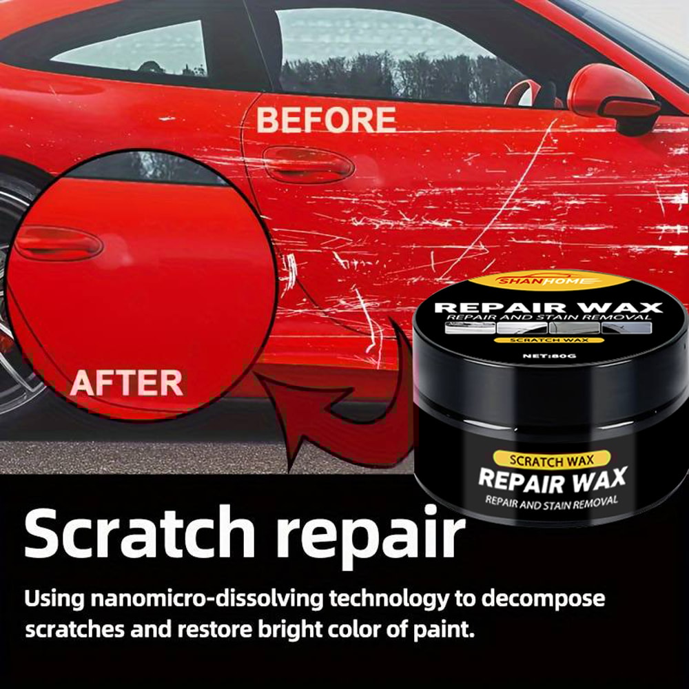 Scratch Wax Universal Car Paint Repair Solution Magic Tool For Car Scratches Achieve Deep Vehicle P 1