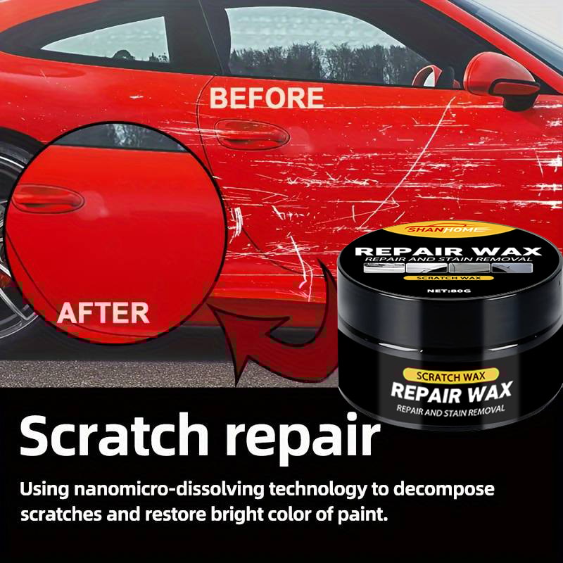 Scratch Wax Universal Car Paint Repair Solution Magic Tool For Car Scratches Achieve Deep Vehicle P 1