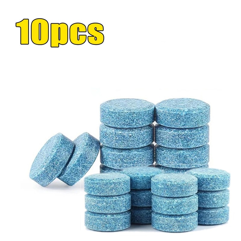 Car Windshield Glass Solid Cleaner Windscreen Wiper Effervescent Tablets Toilet Cleaning Car Access 4