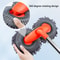 Double Head Car Wash Mop Rotating ThreeSection Telescopic Mop For Car RoofWindow Cleaning 3