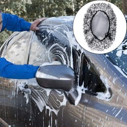 long-handle water brush replacement cloth, plush chenille mop cover, car cleaning brush, household mop cloth cover