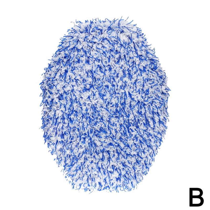 Longhandle Water Brush Replacement Cloth Plush Chenille Mop Cover Car Cleaning Brush Household Mop 7