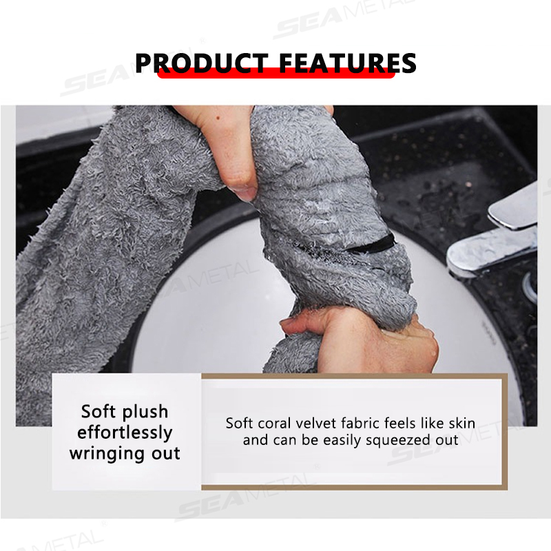 Microfiber UltraSoft Auto Wash Towel Car Cleaning Towel Upgraded Super Absorbent ScratchFree Drying 1