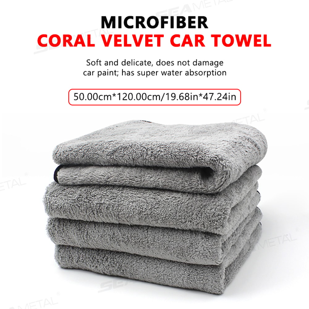 Microfiber UltraSoft Auto Wash Towel Car Cleaning Towel Upgraded Super Absorbent ScratchFree Drying 2