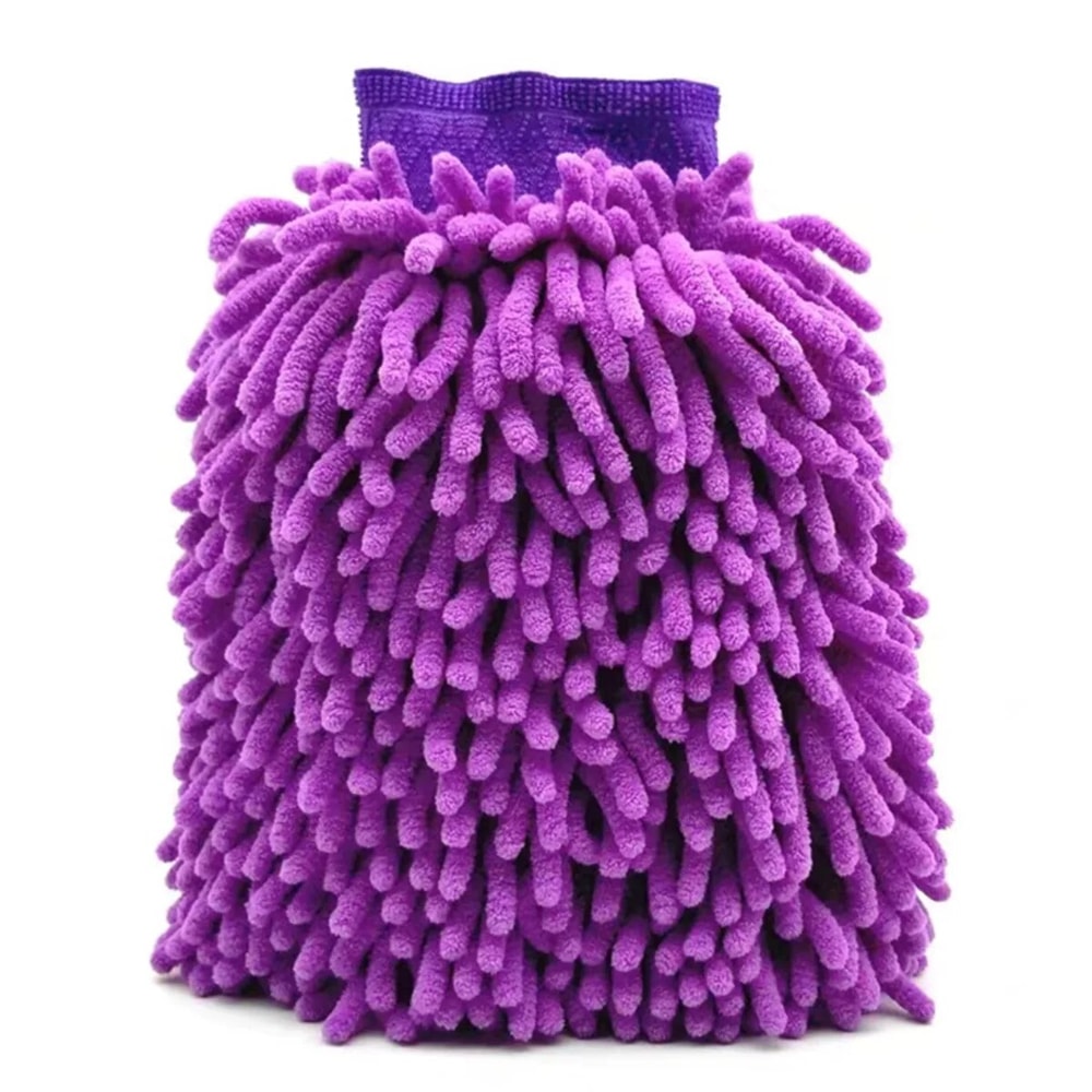 Double Sided Chenille Microfiber Car Wash Mitt Ultra Absorbent Wash Car Sponge Scratch Free Auto Gl 9