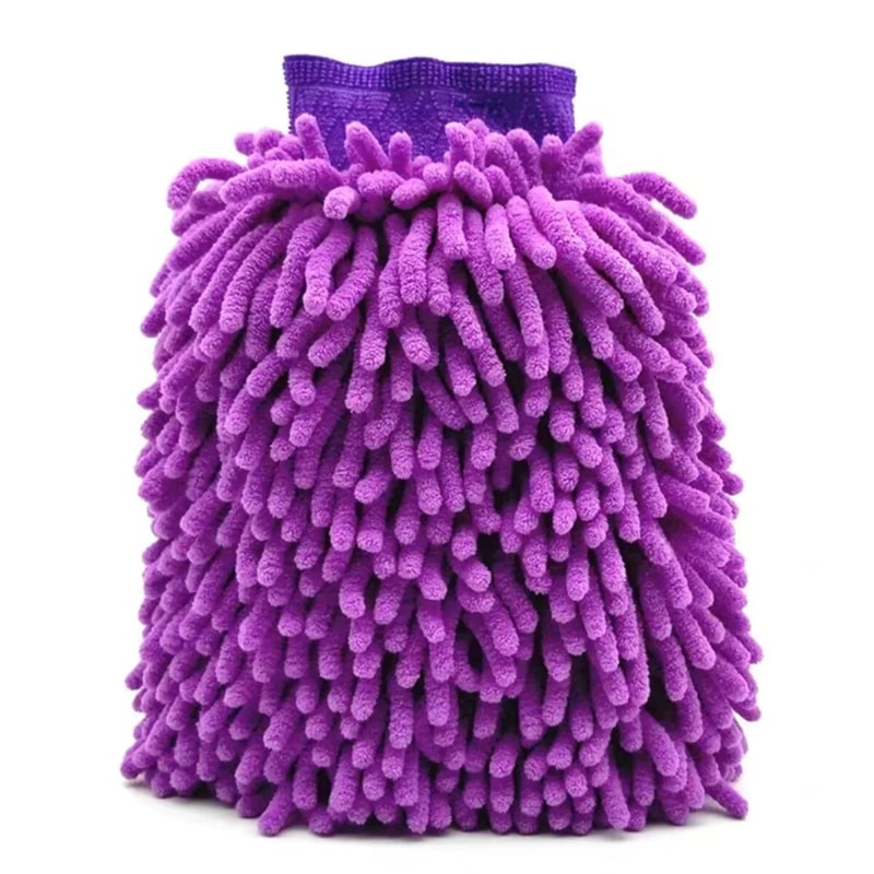 Double Sided Chenille Microfiber Car Wash Mitt Ultra Absorbent Wash Car Sponge Scratch Free Auto Gl 9
