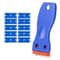 Plastic Razor Blade Scraper Tool Razor Scraper With Plastic Blades Cleaning Scraper Remover For Flo 6