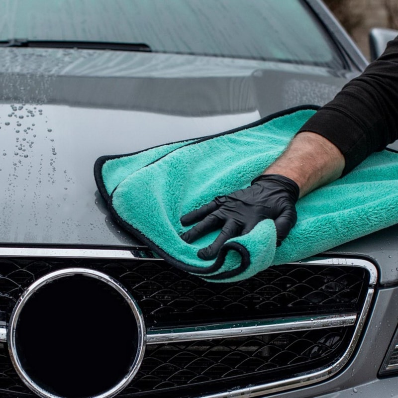 Plush Coral Fleece Car Wash Microfiber Towel Deluxe Drying Cloth For Detailing Polishing Car Care 0