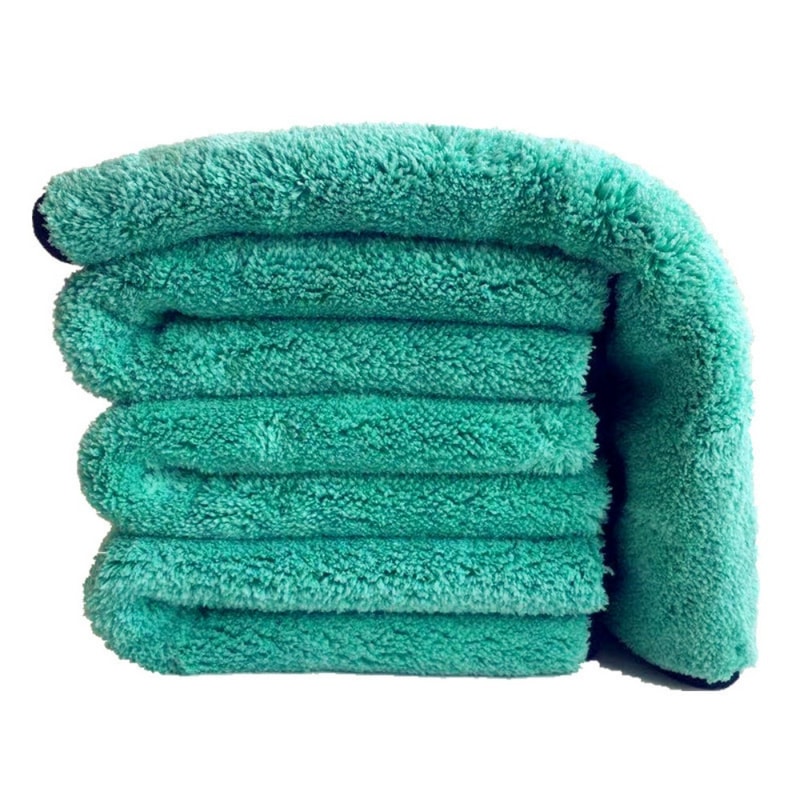 Plush Coral Fleece Car Wash Microfiber Towel Deluxe Drying Cloth For Detailing Polishing Car Care 2