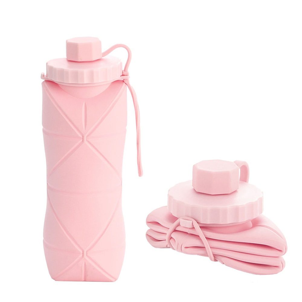 Silicone Folding Water Cup, Portable and Scalable, Creative Outdoor Sports Water Bottle, Travel Handy Water Cup