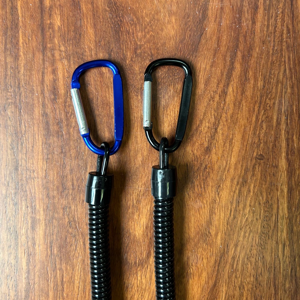 1PC Tactical Retractable Spring Elastic Rope Security Gear Tool Hiking Camping Antilost Phone Keych 3