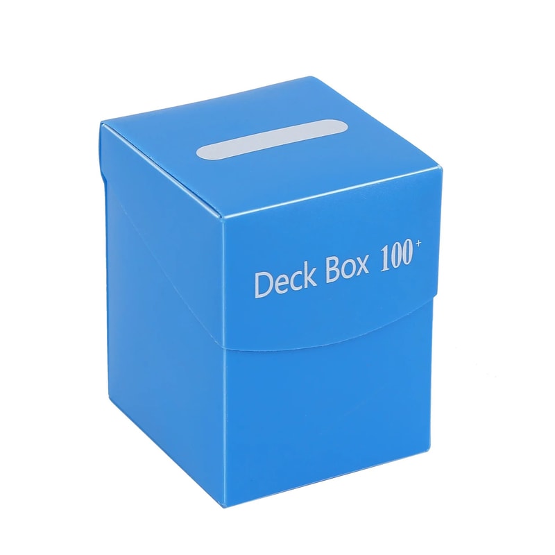 Solid Color Card Box Box Game Trading Card Box Card Holder Storage Box For Trading Cards Sports And 6