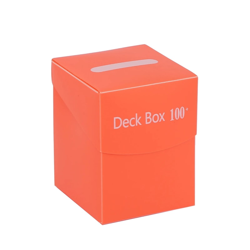 Solid Color Card Box Box Game Trading Card Box Card Holder Storage Box For Trading Cards Sports And 7