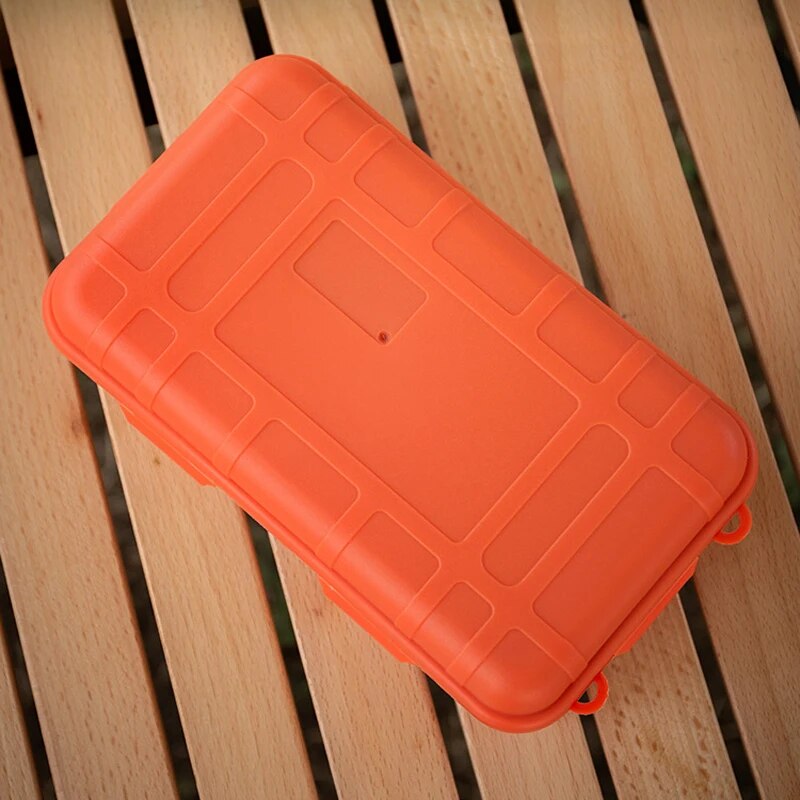 Shockproof Waterproof EDC Tool Box Small Outdoor Survival Kit Sealed Case For Camping Outdoor Stora 1