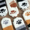 Women Winter Warm Fluffy Socks Thick Coral Fleece Home Socks Cute Animal Claw Cat Paw Footprint Fuz 3