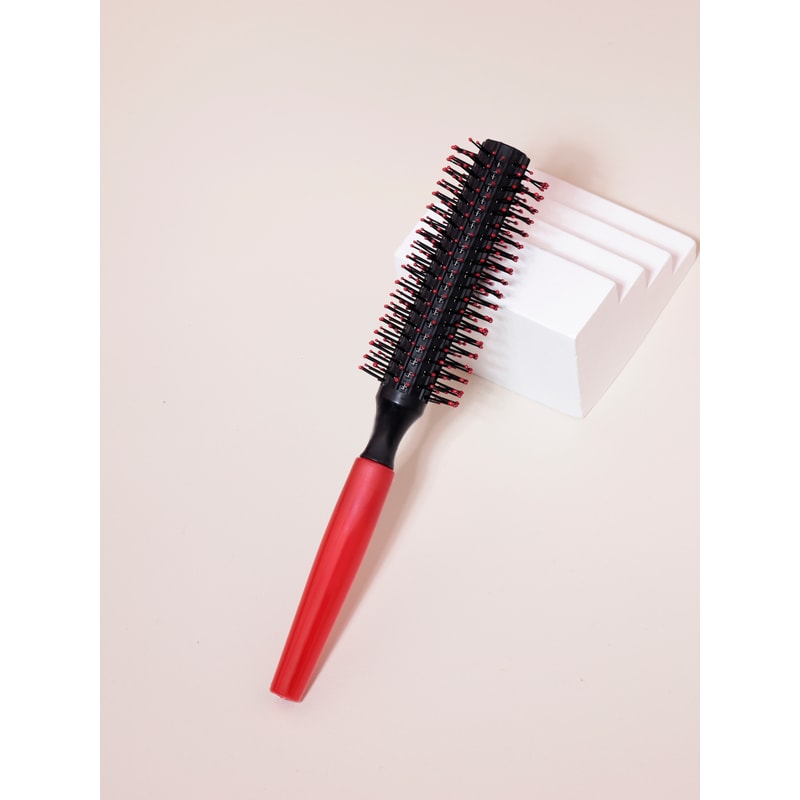 Professional AntiStatic Cylindrical Bristle Hair Styling Round Comb Nylon Teeth Roller Comb For Cur 0