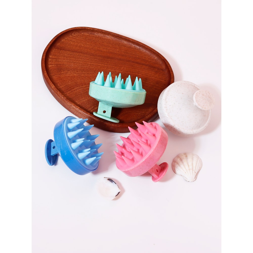 Silicone Scalp Massage Comb Hair Wash Brush Soft Body Massage Brush Beauty And Hairdressing Tool Fo 0