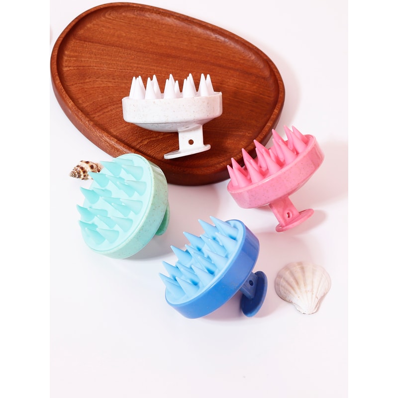 Silicone Scalp Massage Comb Hair Wash Brush Soft Body Massage Brush Beauty And Hairdressing Tool Fo 1