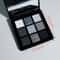 Smokey Style Eye Shadow Palette Dark Black Grey Silvery Color Matte Shimmer Finish For Stage Perfor 2
