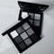 Smokey Style Eye Shadow Palette Dark Black Grey Silvery Color Matte Shimmer Finish For Stage Perfor 1