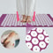 Purple Yoga Massage Pad Large Touchpoints For Neck Back And Foot Massage Household Massage Pillow 1