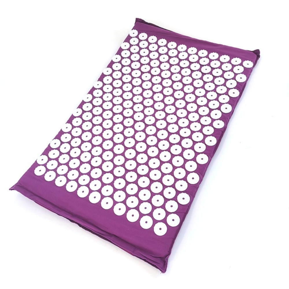 Purple Yoga Massage Pad Large Touchpoints For Neck Back And Foot Massage Household Massage Pillow 5