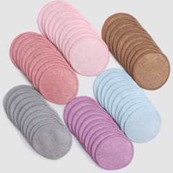 washable reusable makeup remover pads, face cleansing puff cloth, clean sponge liquid cream cosmetic remover tools