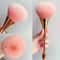 Rose Golden Fan Makeup Brush Soft Hair Cosmetic Loose Powder Brush Blush Brush Highlighting Brush F