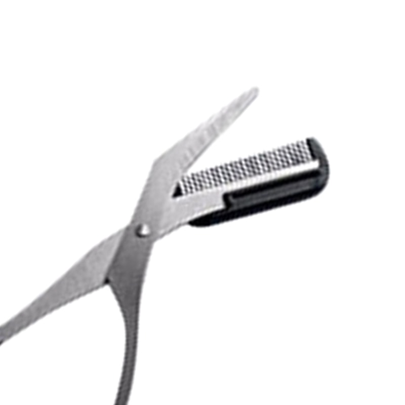 Stainless Steel Eyebrow Trimmer Scissor With Comb Safety Eyelash Scissors For Men And Women Face Ra 2