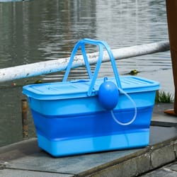 portable car wash tool, folding fishing bucket large capacity, rectangular water bucket, outdoor collapsible cleaning