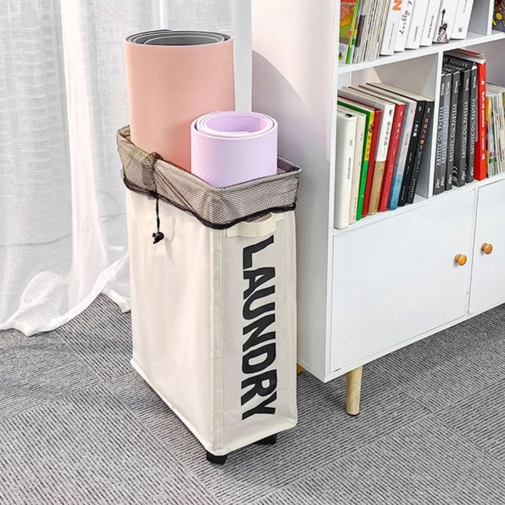 Large Capacity Dustproof Laundry Basket Foldable Organization Household Storage Simple Modern Multi 1