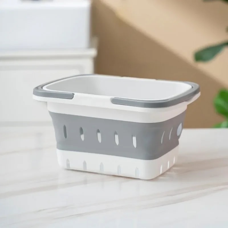 Foldable Laundry Basket With Handle Bathroom Dirty Clothes Basket WallMounted Clothing Storage For 5