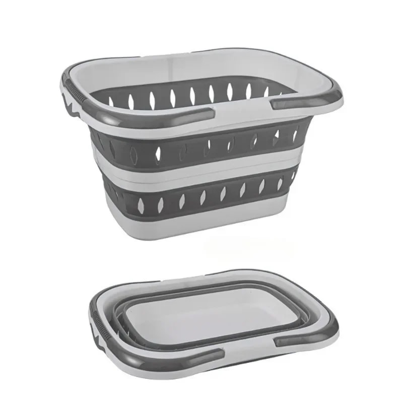 Foldable Laundry Basket With Handle Bathroom Dirty Clothes Basket WallMounted Clothing Storage For 8