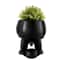 Light Luxury Succulent Ceramic Flowerpot Human Creative Desktop Planter Simple Decorative Flowerpot 6