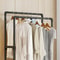 Multifunctional Coat Rack Double Pole With Shelf For Entryway Durable Sturdy Design Storage Shelves