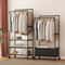 Multifunctional Coat Rack Double Pole With Shelf For Entryway Durable Sturdy Design Storage Shelves