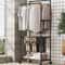 Multifunctional Coat Rack Double Pole With Shelf For Entryway Durable Sturdy Design Storage Shelves