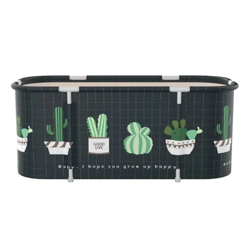 Foldable Bathtub For Adults Space Saving Double Bathtub Thickened Household Bucket No Need To Insta 4