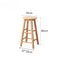 Nordic Style Solid Wood Bar Stool Multifunctional High Chair Minimalist High Stool For Southern Hom 5
